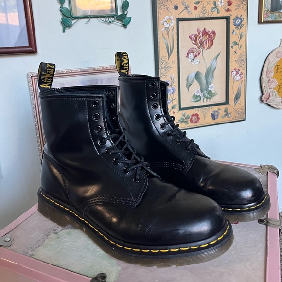 Men’s Dr Martens boots 1460 smooth leather  size 12 - Picture 3 of 8